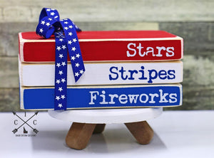 4th of July Faux Books