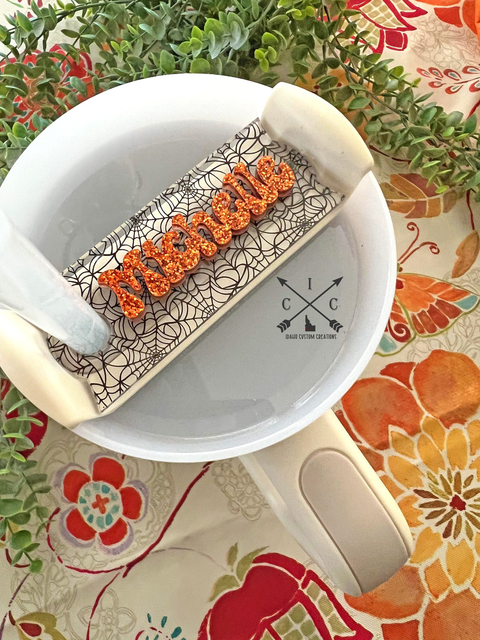 Spider Web Cup Topper