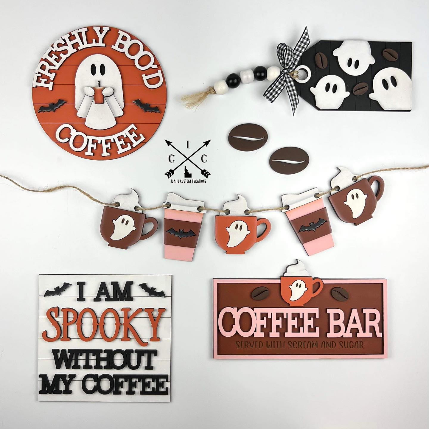 Ghost Coffee Tier Tray