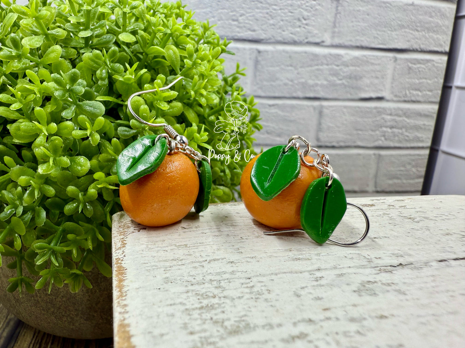 Orange Earrings