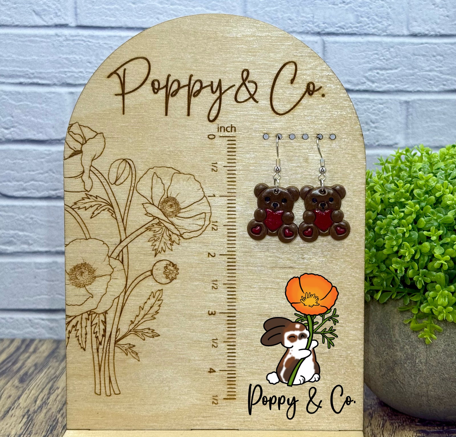 Teddy Bear Earrings