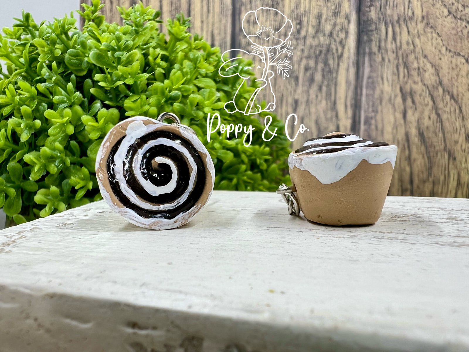 Cinnamon Roll Earrings