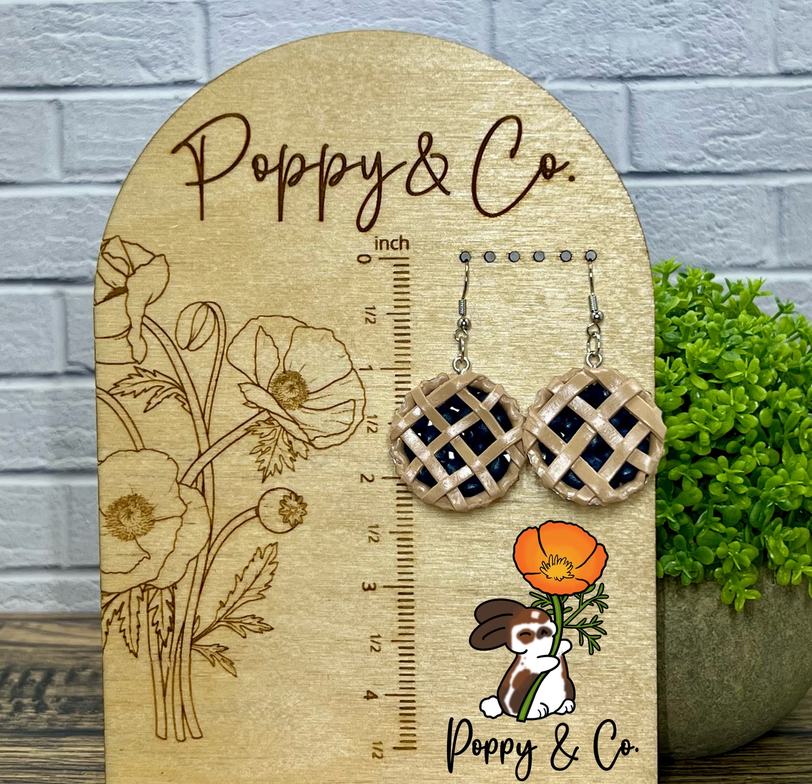 Blueberry Pie Earrings