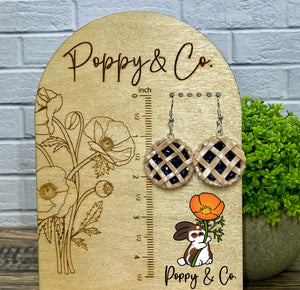 Blueberry Pie Earrings