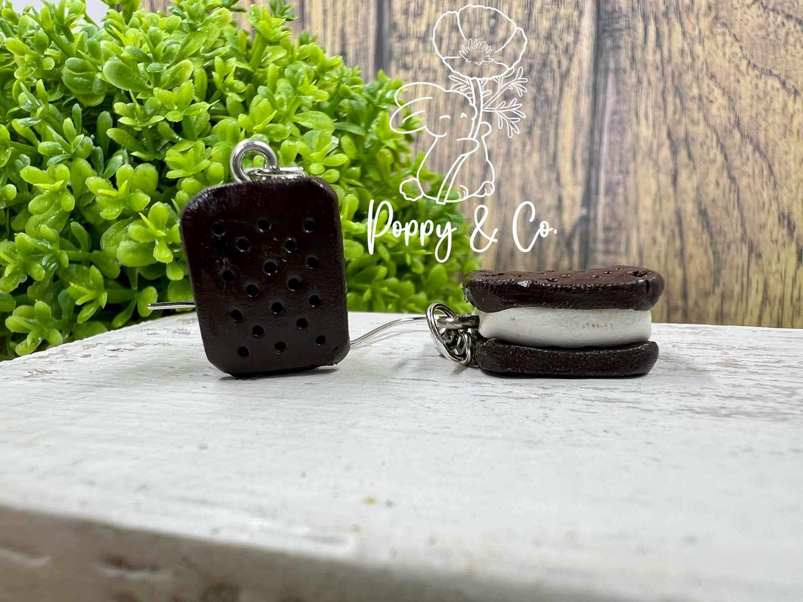 Ice Cream Sandwich Earrings