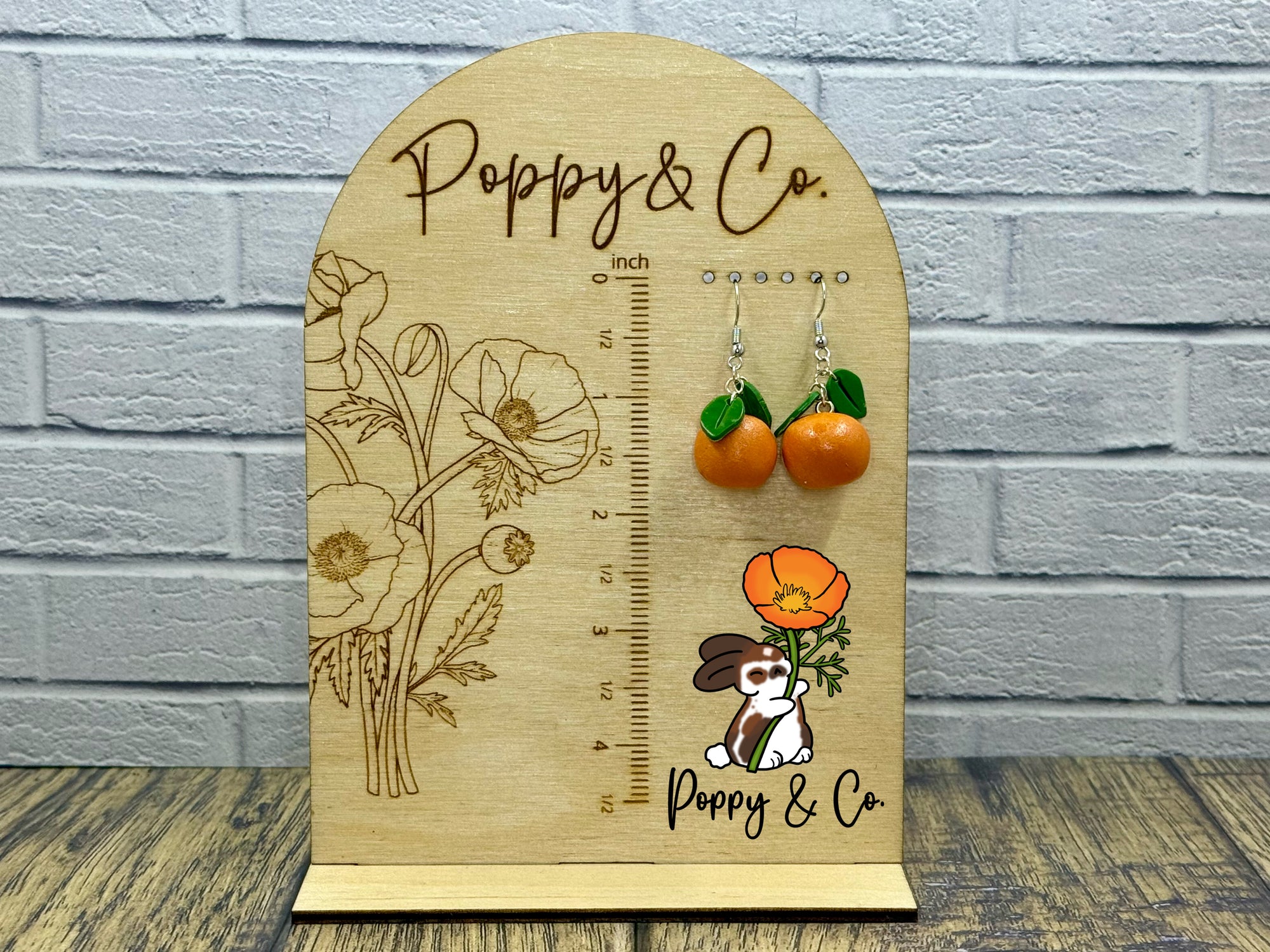 Orange Earrings