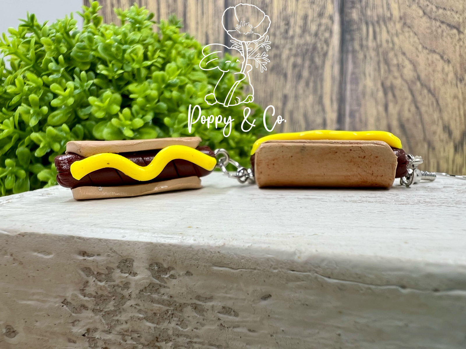 Hot-Dog Earrings
