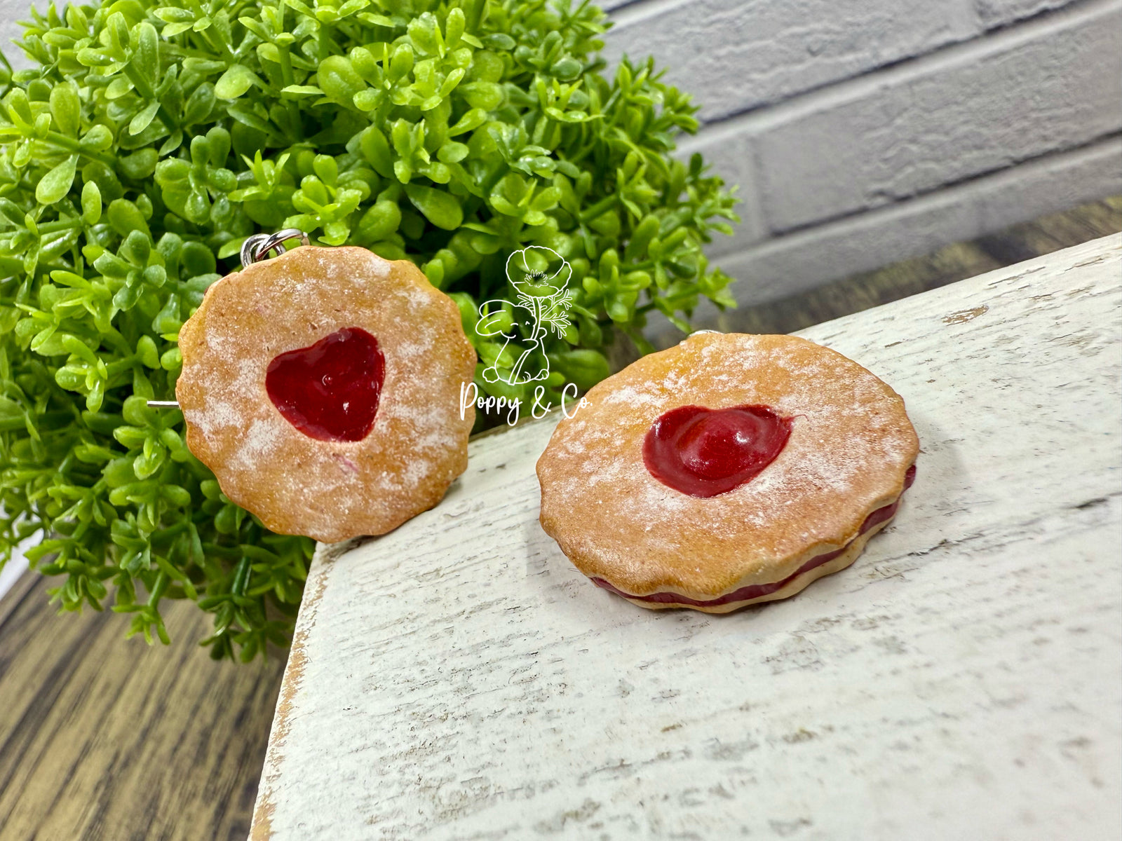 Linzer Cookie Earrings