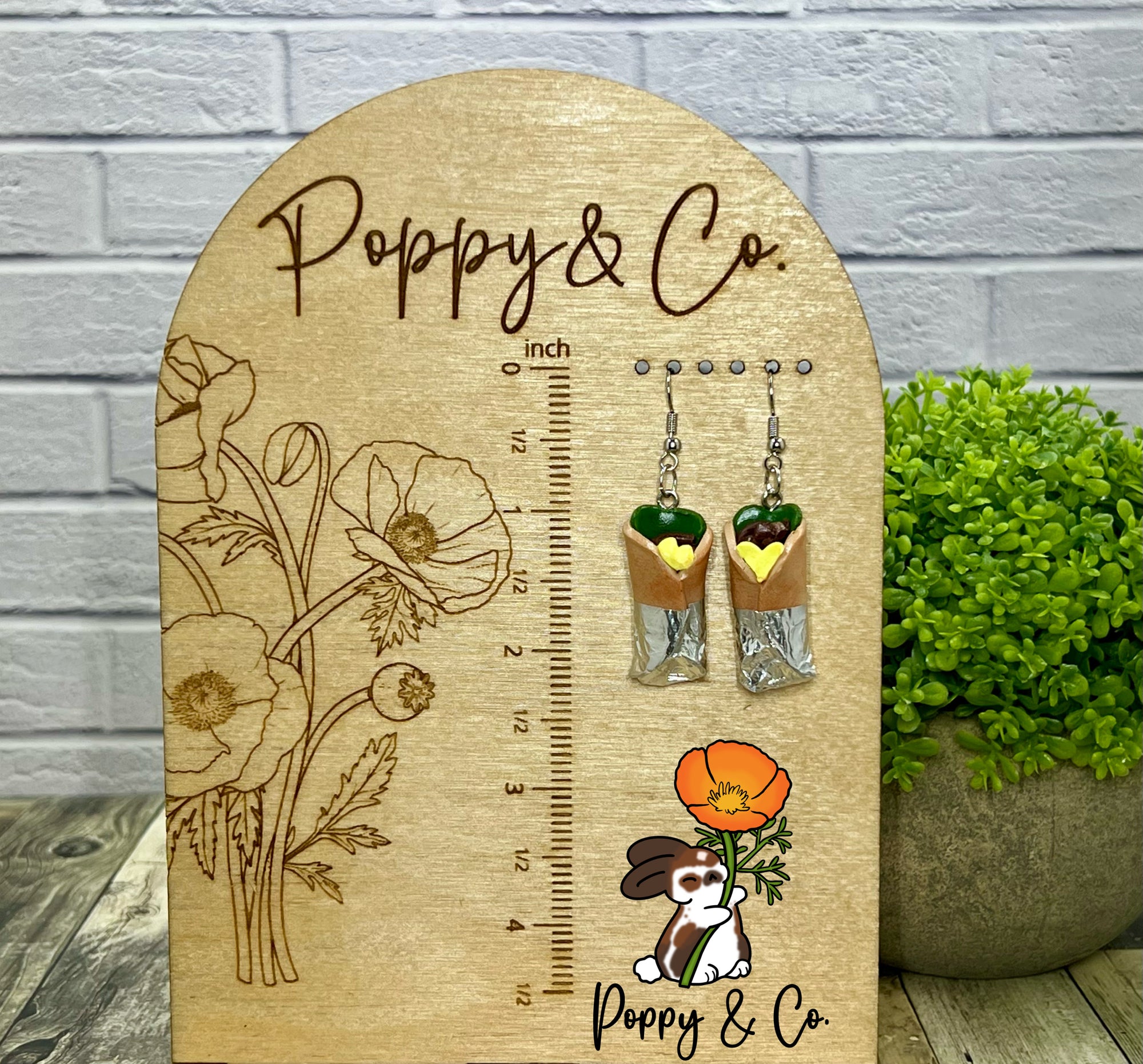 Burrito Earrings