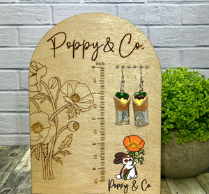 Burrito Earrings