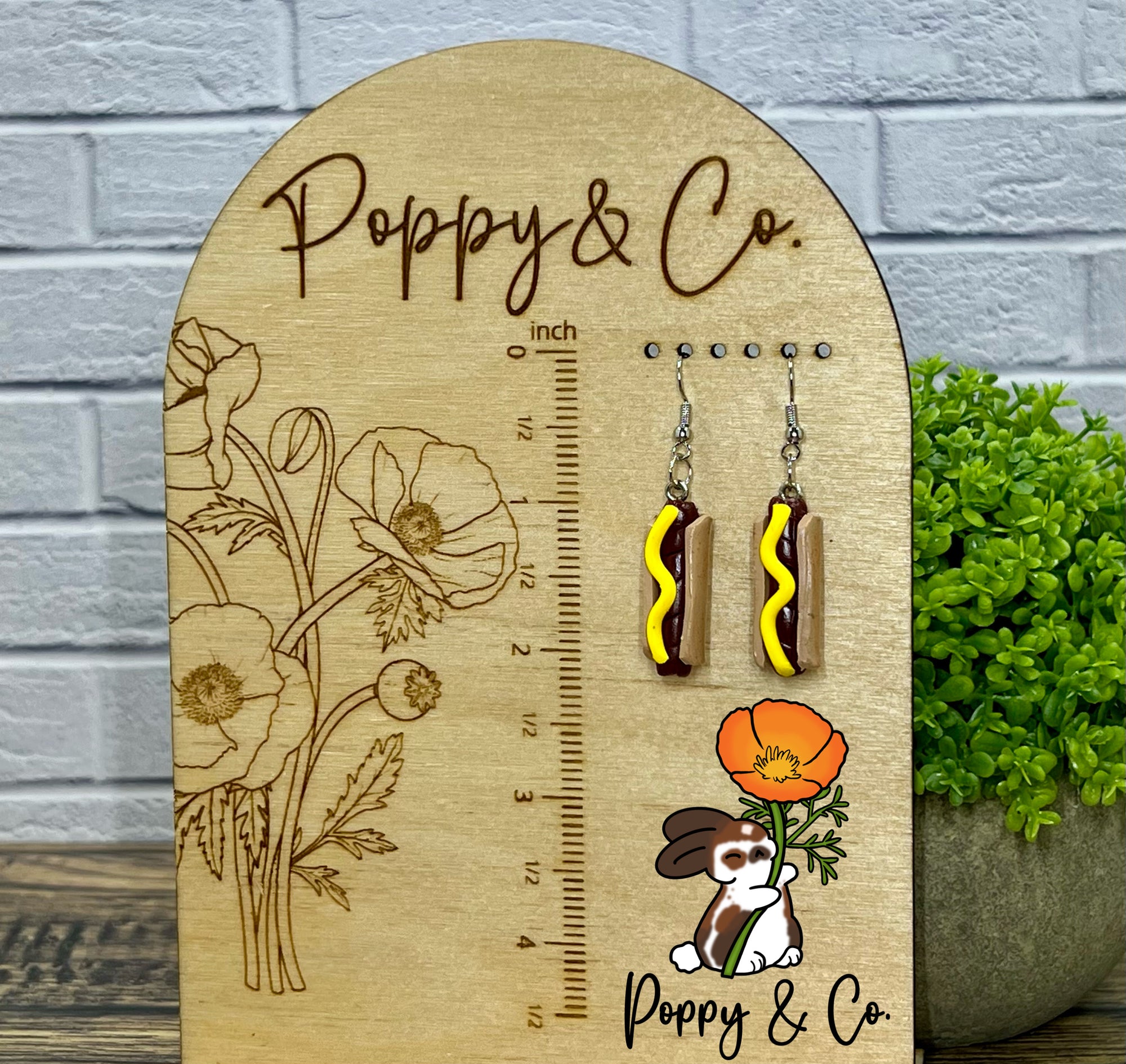 Hot-Dog Earrings