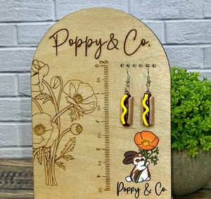 Hot-Dog Earrings