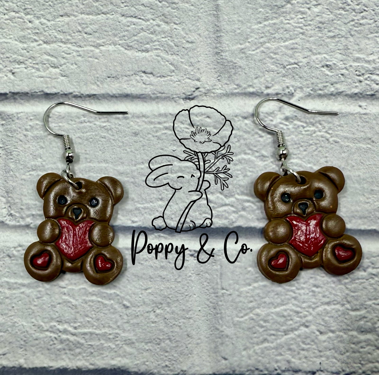 Teddy Bear Earrings