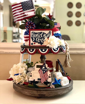 Patriotic 2021 Tier Tray