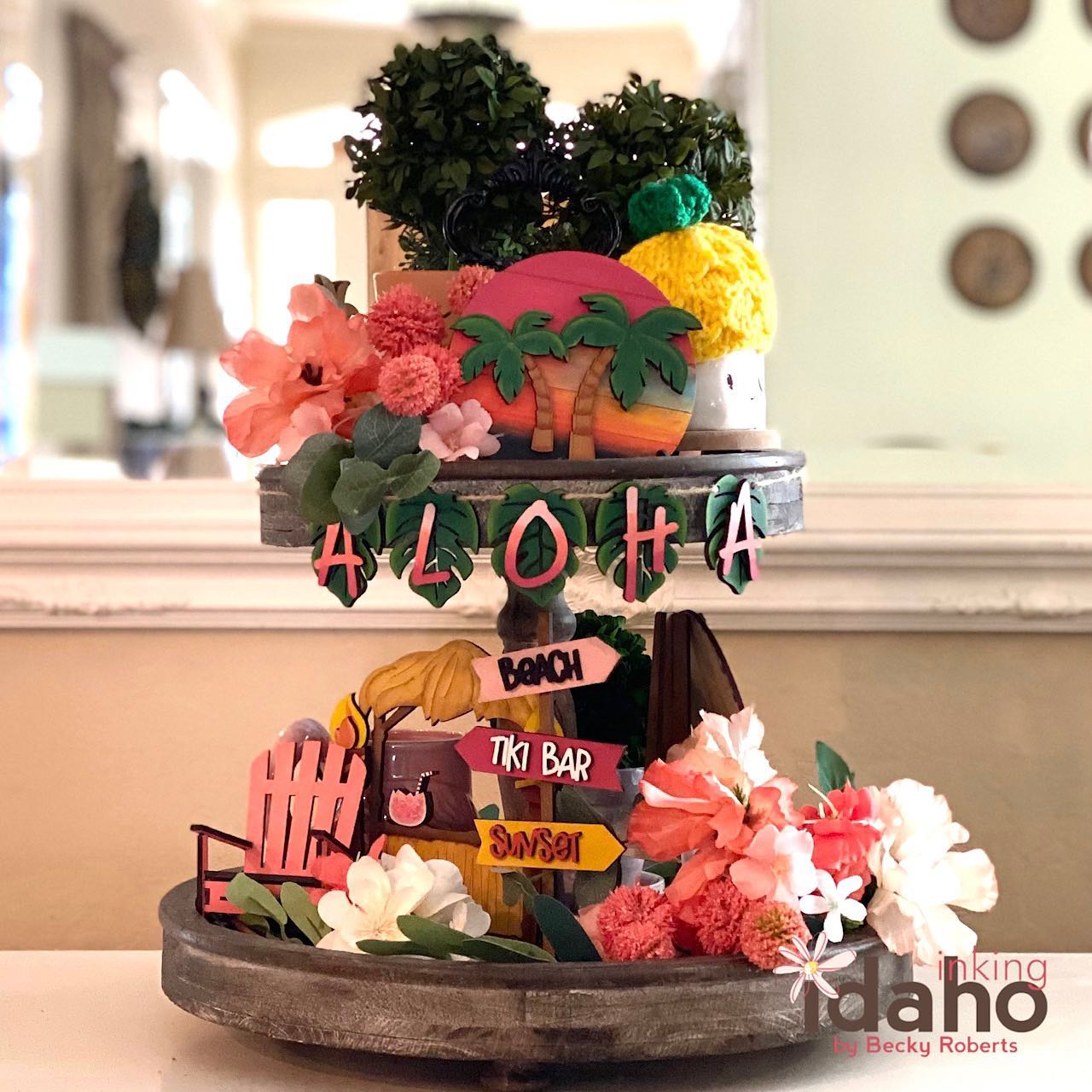 Tropical 2021 Tier Tray