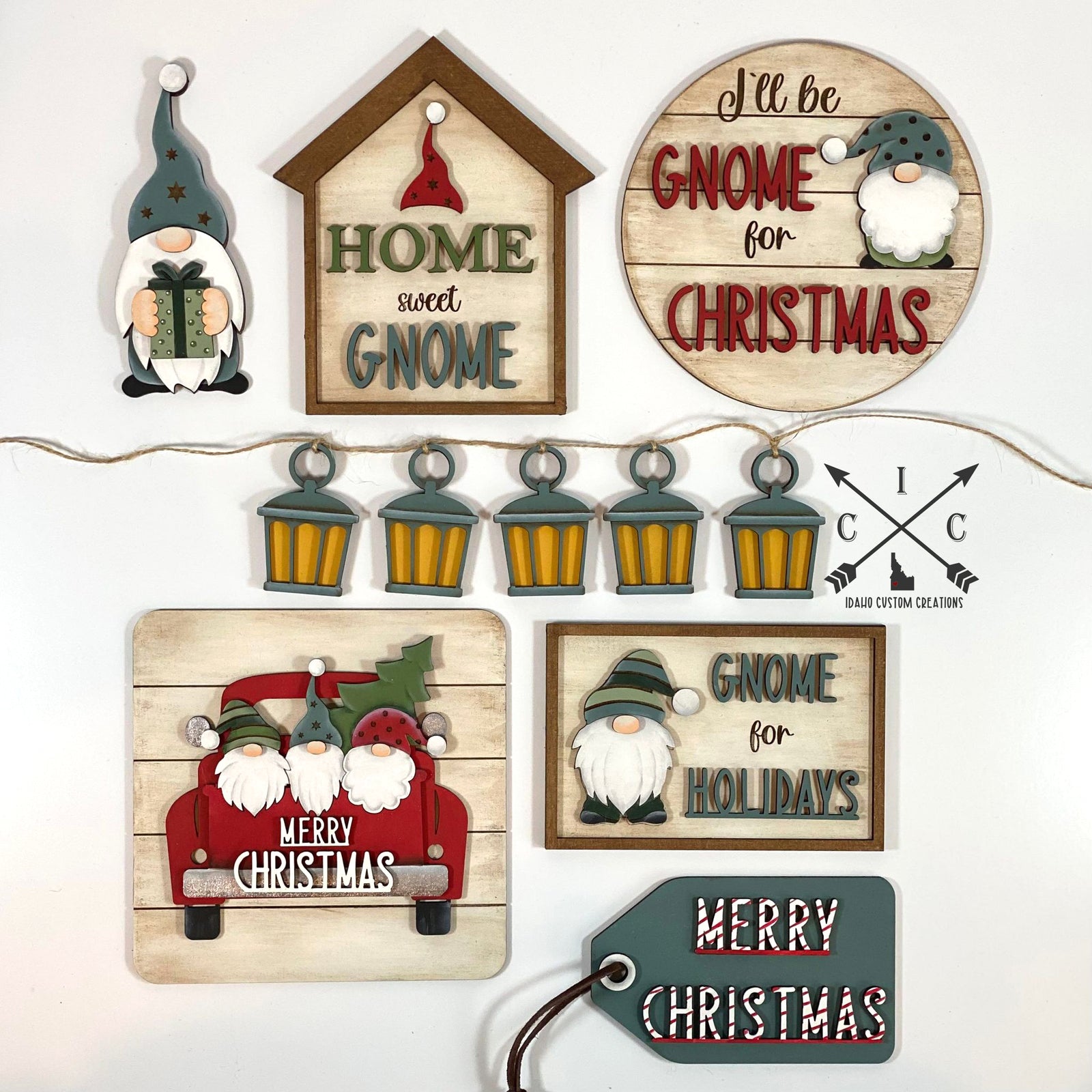 Christmas Gnome Tier Tray