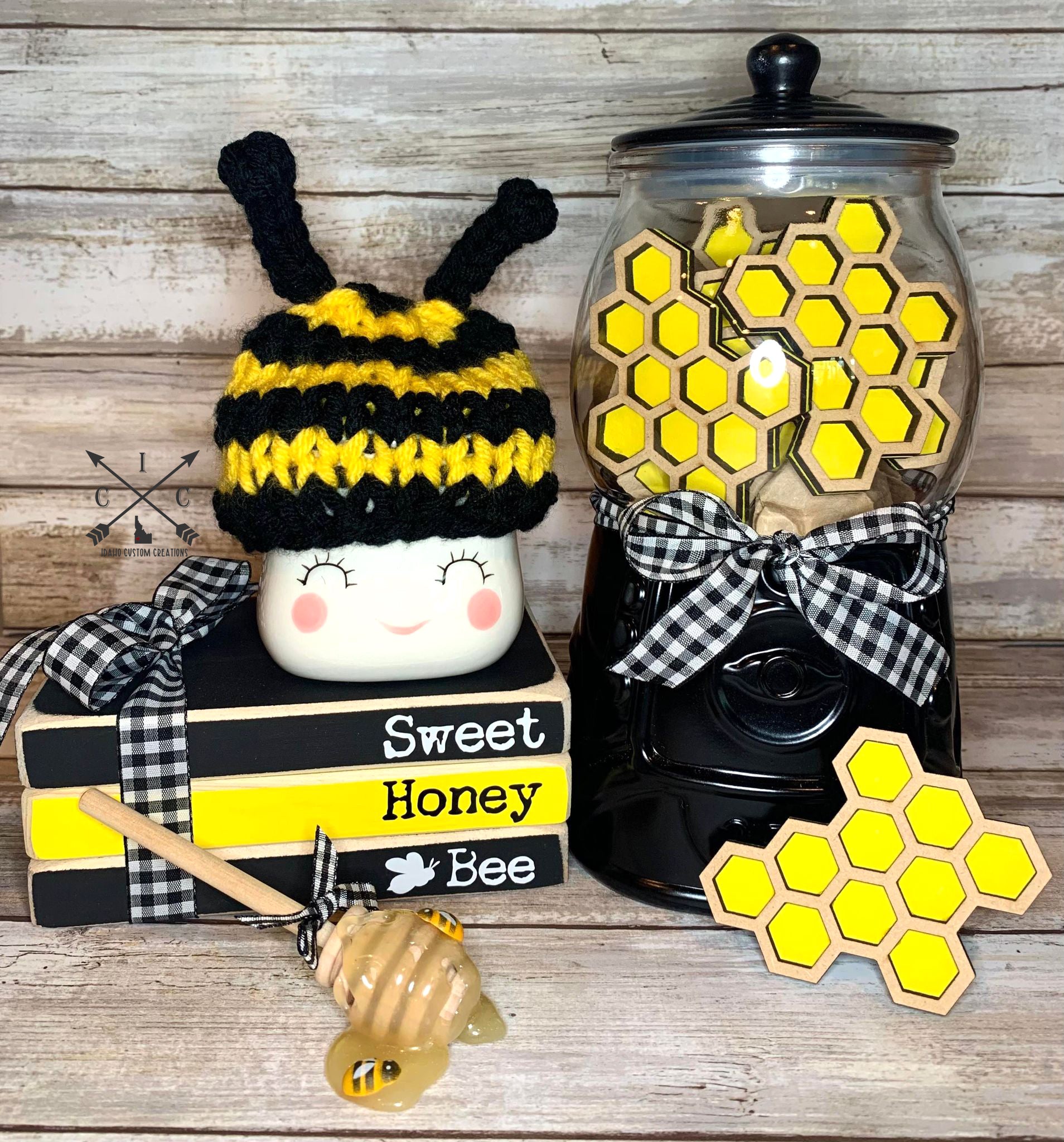 Sweet Honey Faux Books