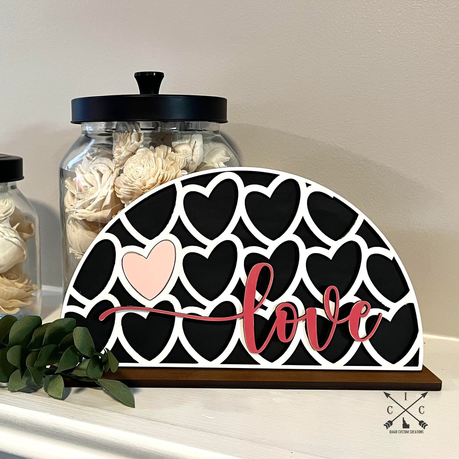 Love Sign with Stand