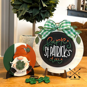 Round Interchangeable Insert St. Patrick's Day