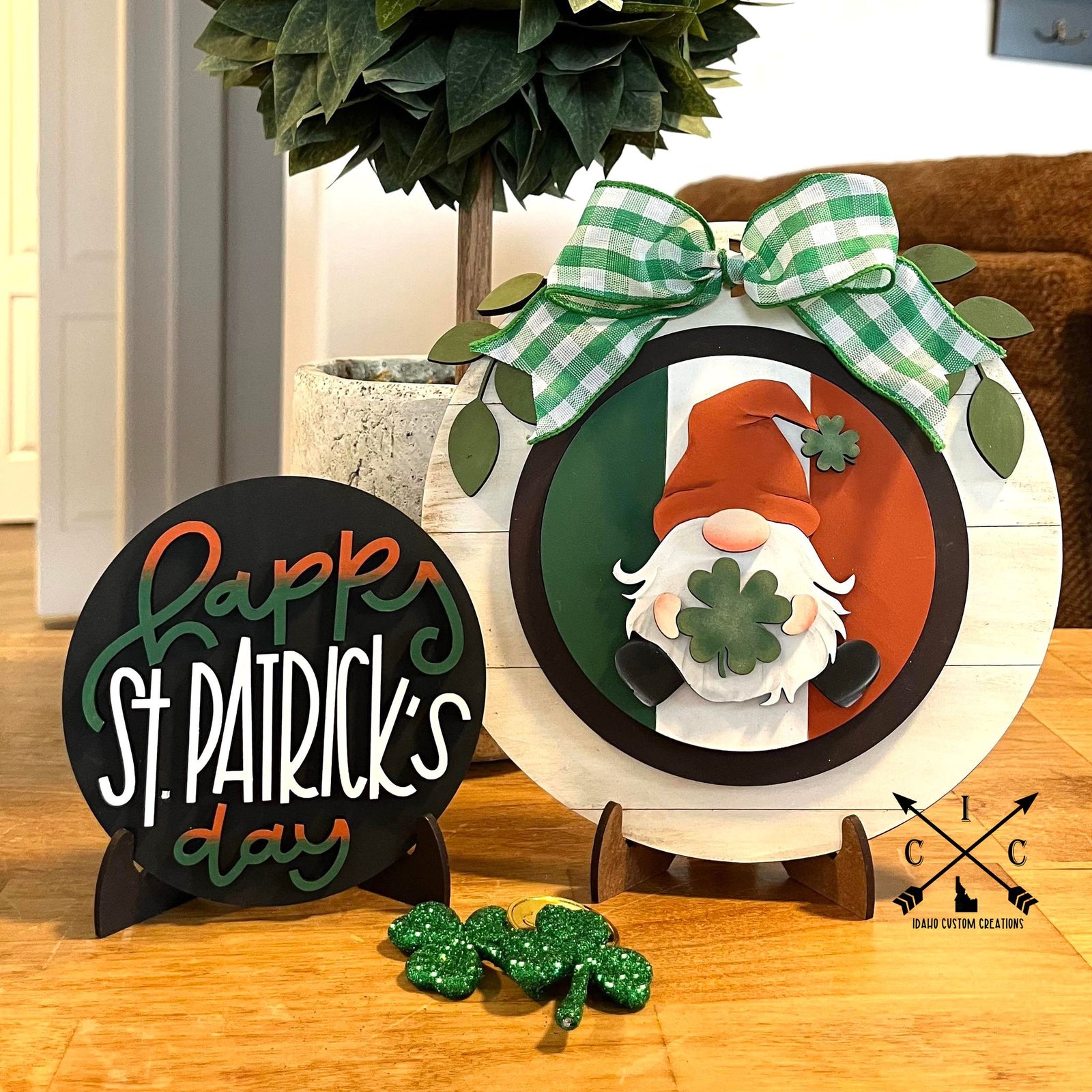 Round Interchangeable Insert St. Patrick's Day