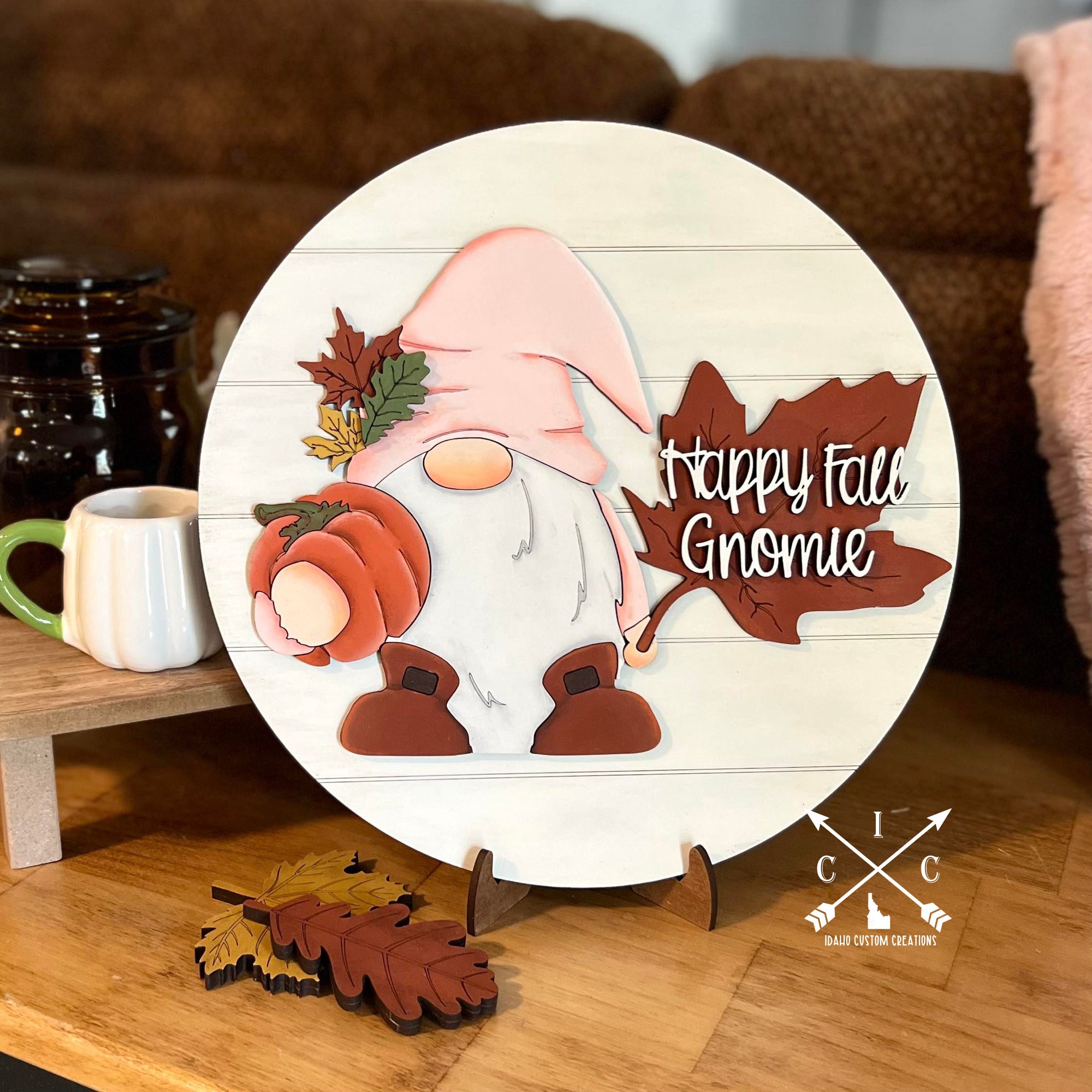 Happy Fall Gnomie Sign