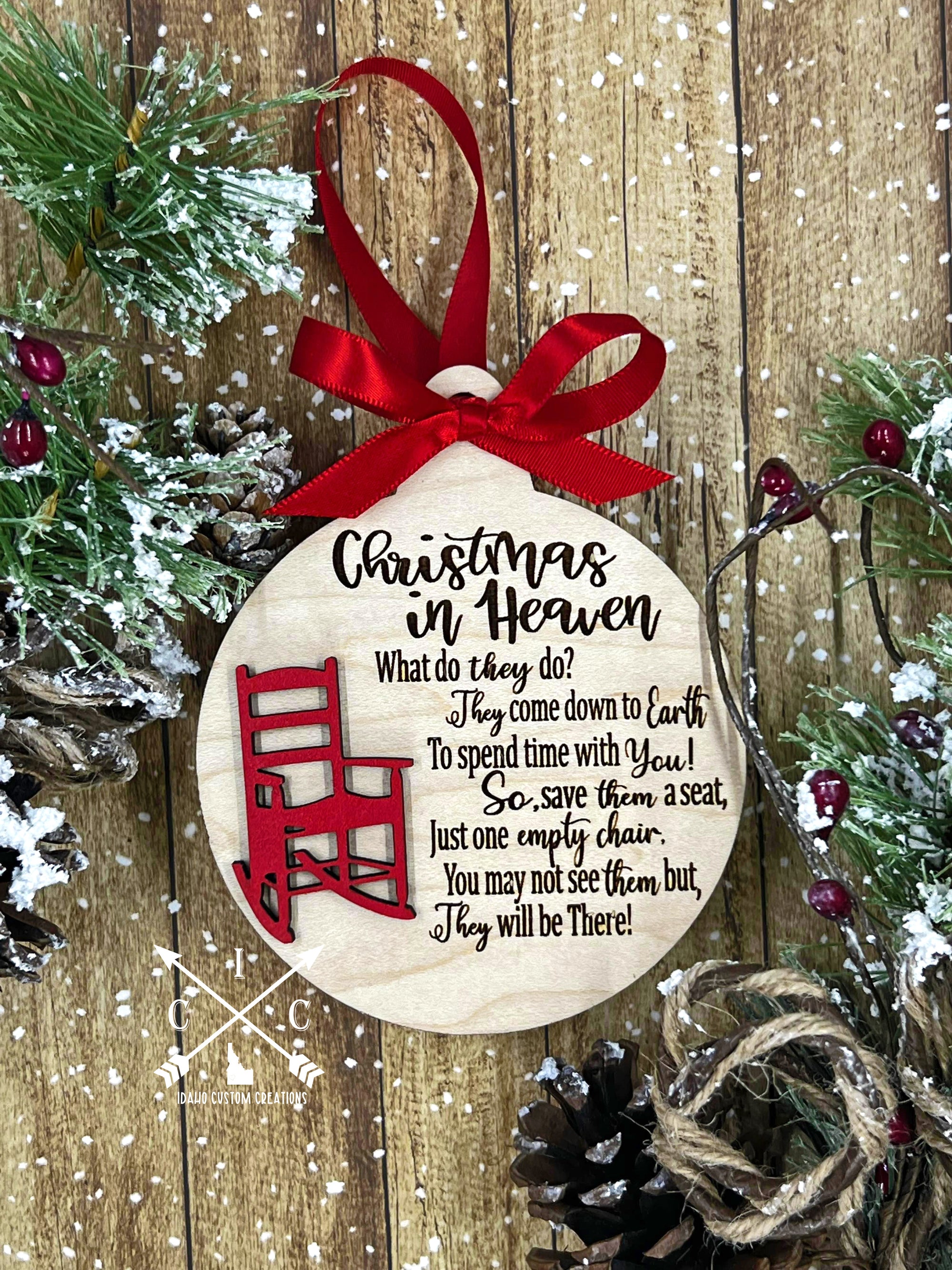 Christmas in Heaven Ornament