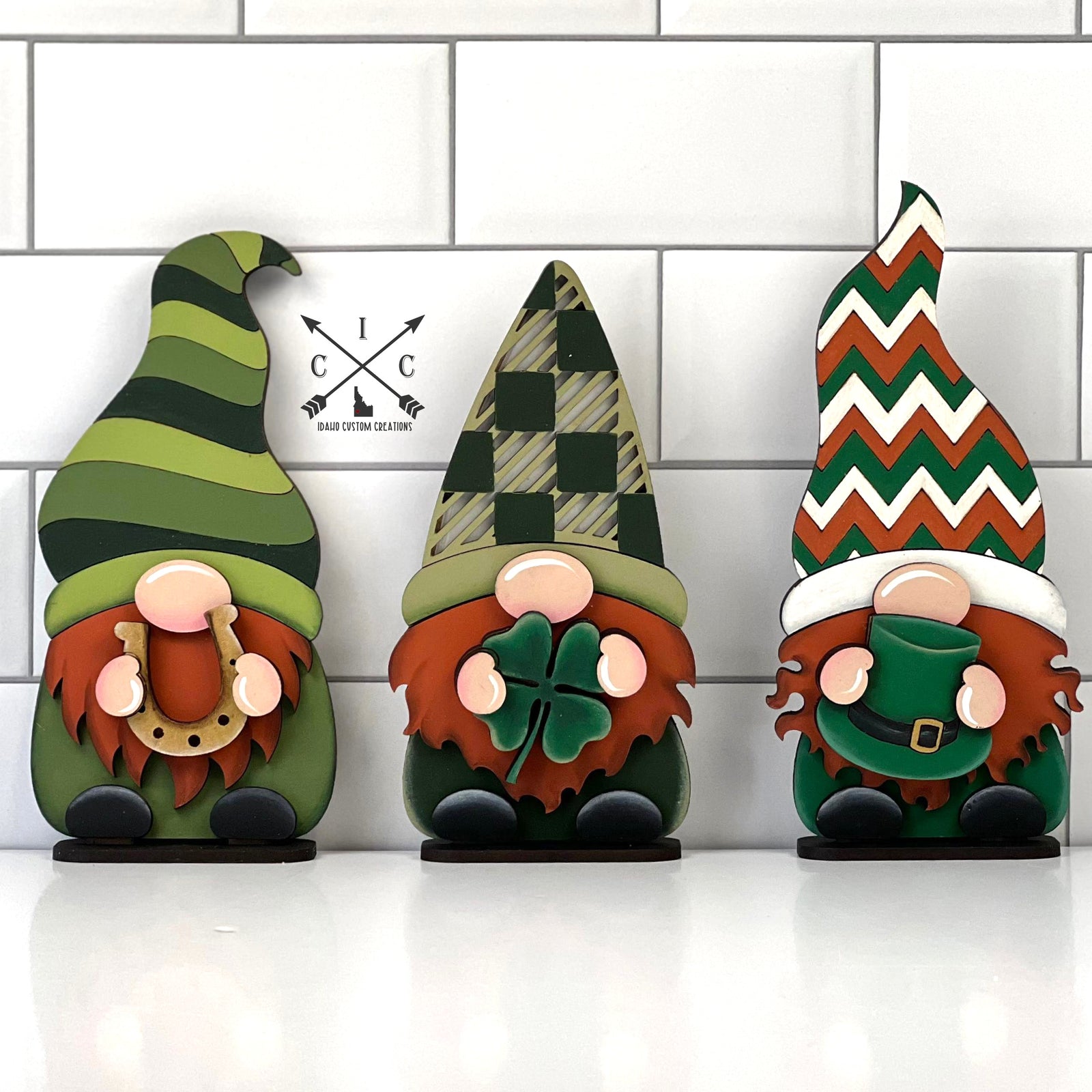 Stand Up St. Patrick's Day Gnomes