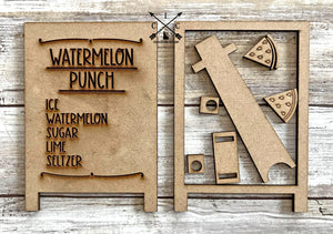 Watermelon Punch Sign