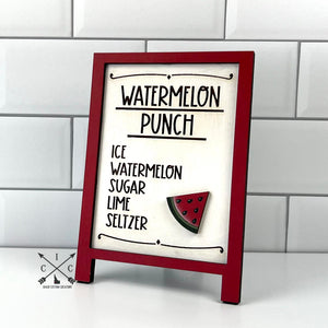 Watermelon Punch Sign