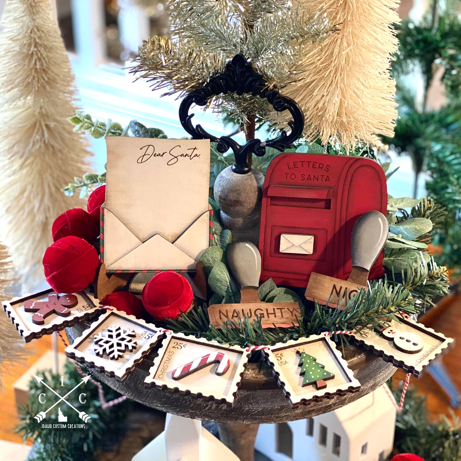 Santa Mail Tier Tray