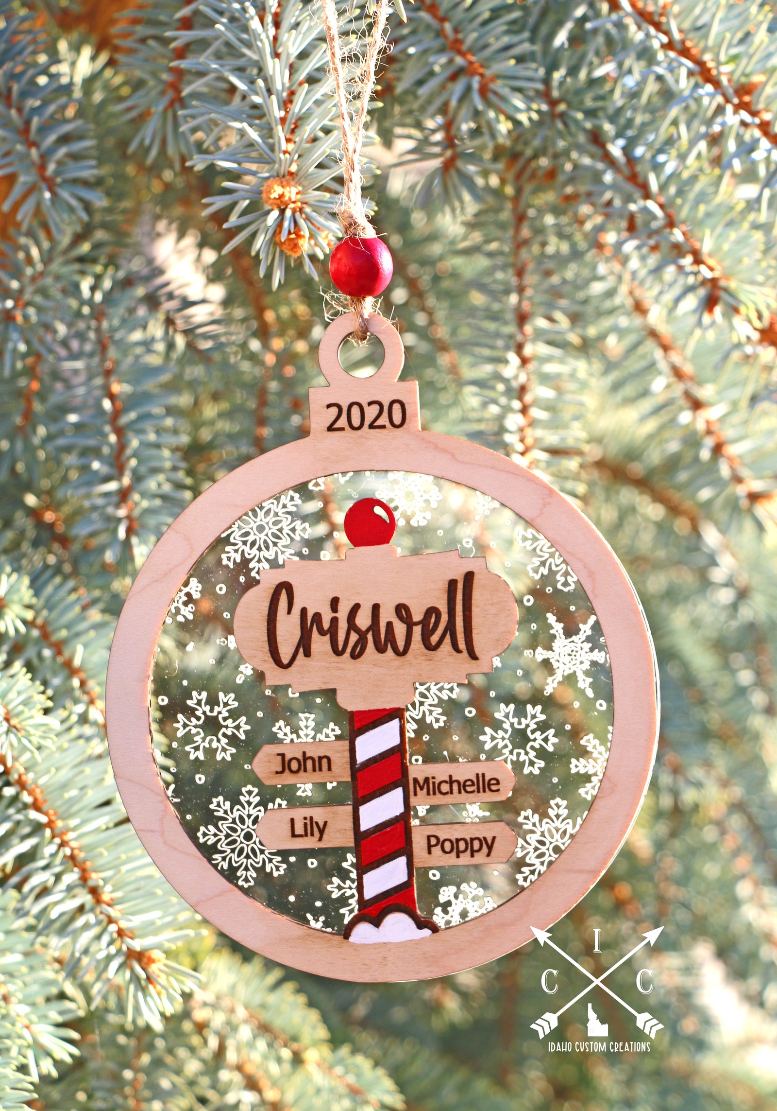 North Pole Family Ornament