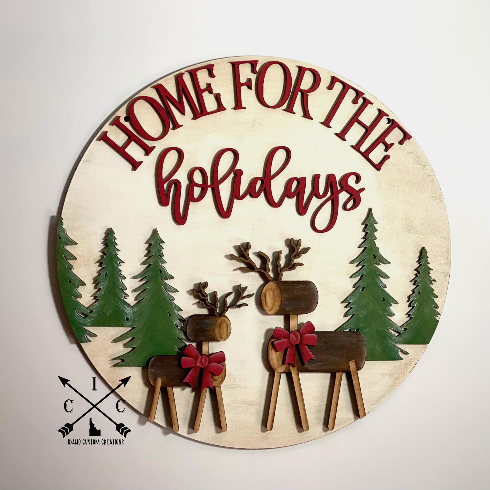 Home for the Holidays Sign