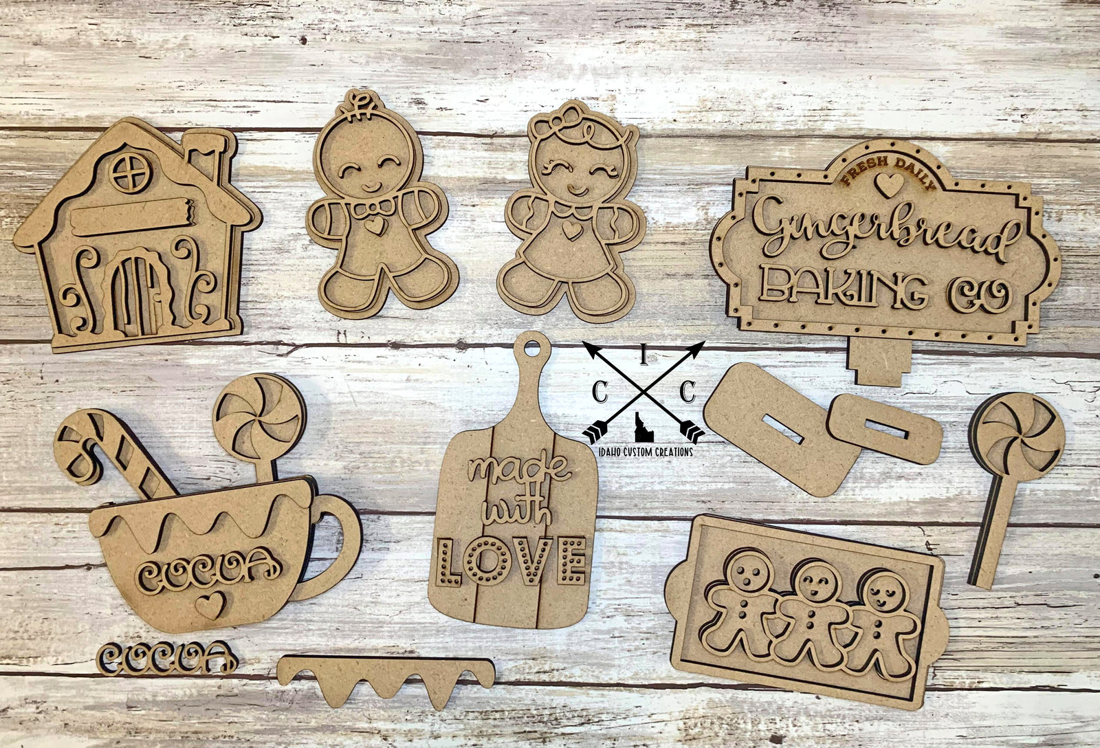 Gingerbread Tier Tray