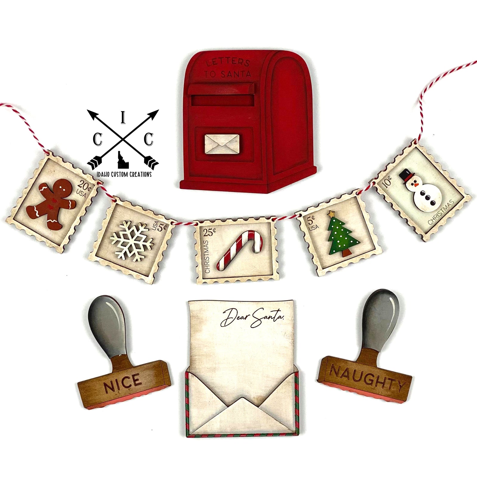 Santa Mail Tier Tray