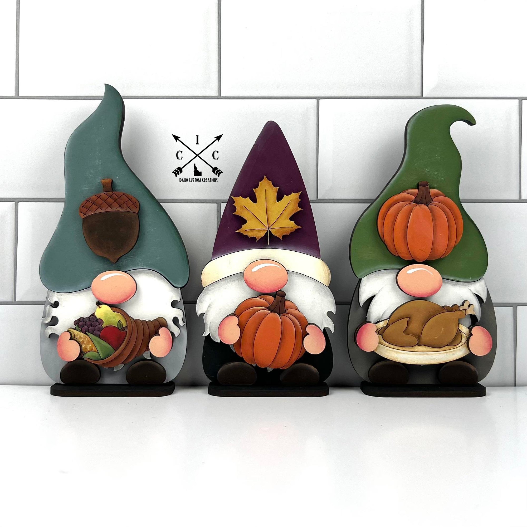 Fall Stand Up Gnomes