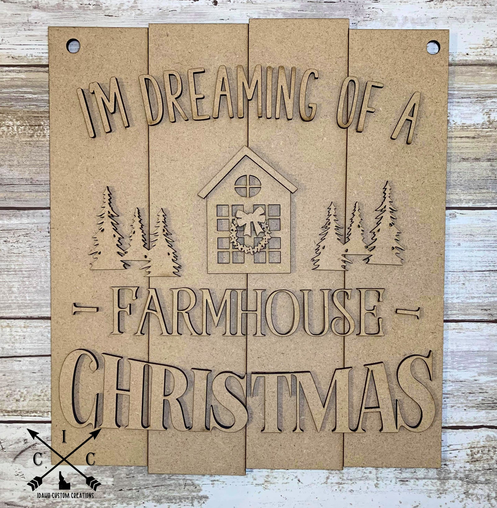 Farmhouse Christmas Sign