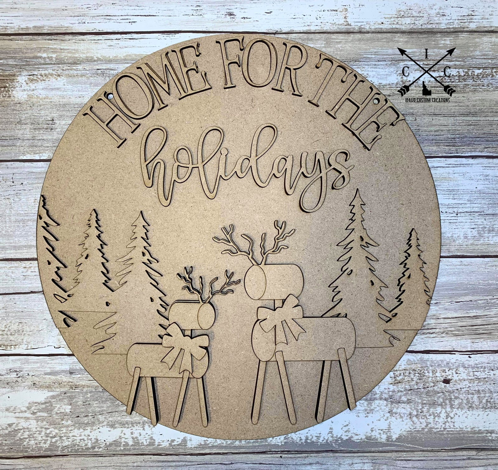 Home for the Holidays Sign