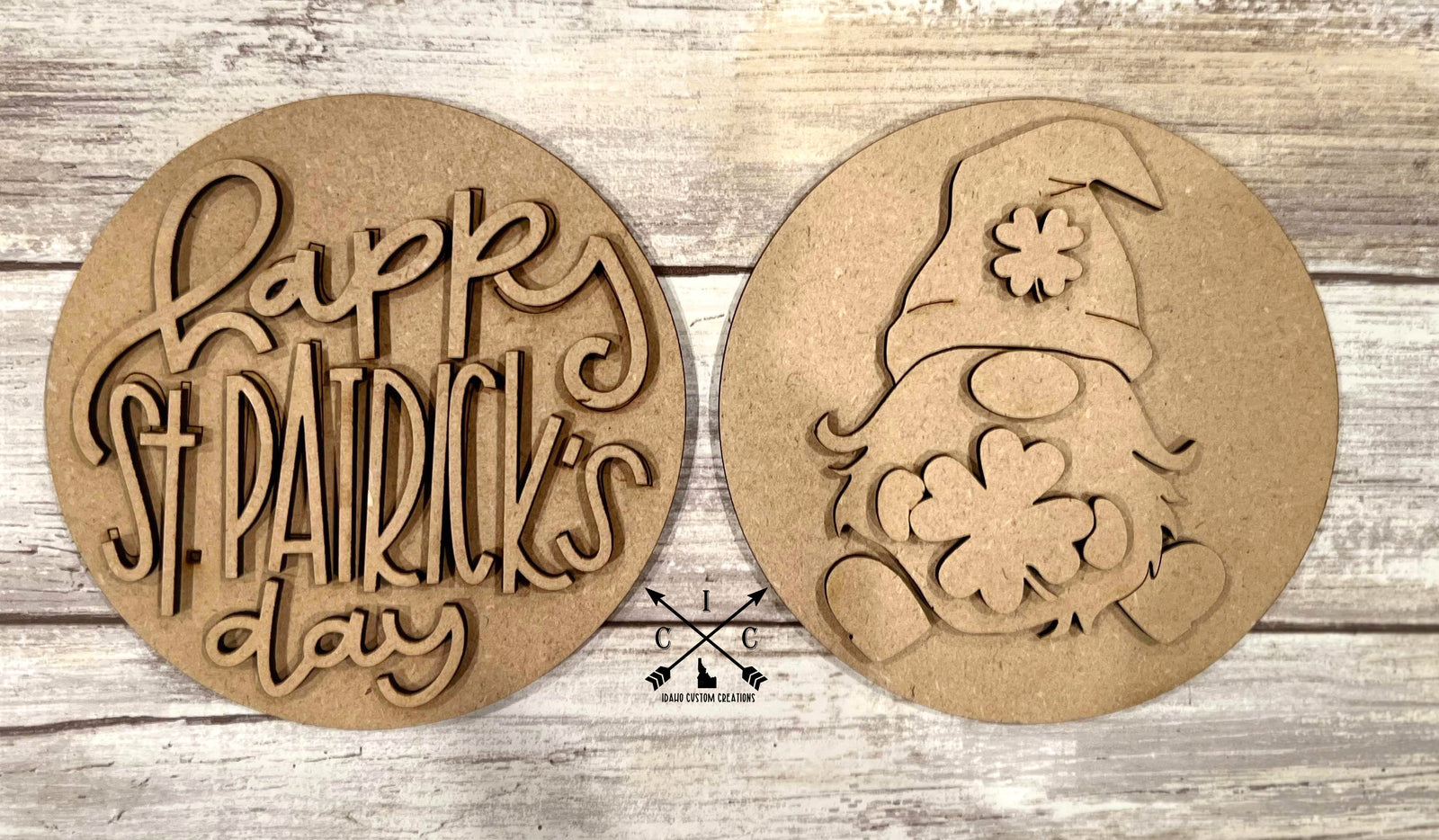 Round Interchangeable Insert St. Patrick's Day